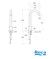 LAVABO ELECTRONICO LOFT-E ROCA